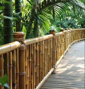 รั้วไม้ไผ่กลางแจ้งทำด้วยมืองานฝีมือทันสมัยด้วยรูปลักษณ์ที่เป็นธรรมชาติและประสิทธิภาพที่ยาวนานเป็นมิตรกับสิ่งแวดล้อม - Product Image 2