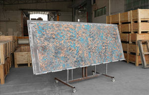 Panneau décoratif moderne texturé, imperméable et ignifuge avec effet micro-ciment, épaisseur et design graphique personnalisés - Product Image 2