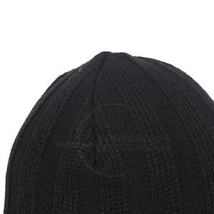 Gorro de invierno con logotipo personalizado, gorro de punto cálido acrílico 100% teñido liso, gorro de invierno con logotipo personalizable - Product Image 2