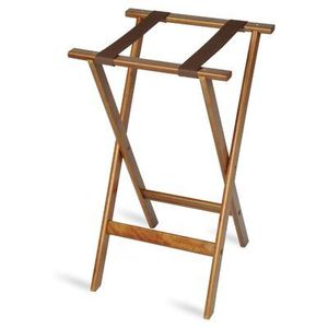 Portaequipajes de madera de grado hotelero con correas fuertes y acabado suave que ofrece un aspecto elegante y un soporte fiable - Product Image 5