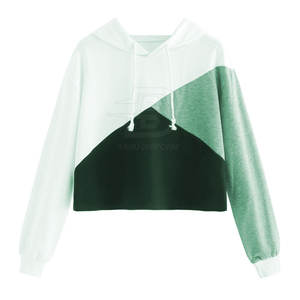 Sudadera Corta Informal para Mujer, Color Personalizado, Ligera, de Algodón y Poliéster, Hecha en Pakistán, con Logotipo Frontal, para Invierno - Product Image 1