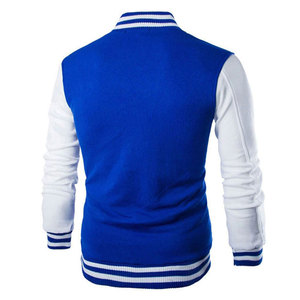 Chaqueta cálida de invierno con cuello levantado para hombre Diseño de Letterman cómodo a prueba de viento con logotipo frontal Precio razonable - Product Image 2