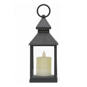 Linternas de velas de hierro tradicionales Meticulosamente diseñadas con patrones de metal en espiral Refinado Encanto del Viejo Mundo para una Navidad cálida - Product Image 4