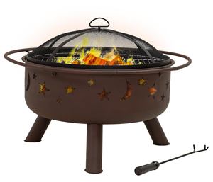 Brasero de cuisson Cosmic avec grille de cuisson et écran anti-étincelles, produit en gros, barbecue d'extérieur pour cuisine, prix d'usine - Product Image 5