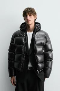 Custom Logo Unisex <b>Winter</b> Hooded Hip Hop Puffer <b>Jacket</b> with Cotton Filling <b>Waterproof</b> & Windproof Oversized Design - Product Image 4