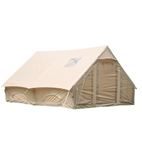 Tente de camping gonflable Litai Antour AT-12 de 12 m², imperméable, en Oxford 420D, pour quatre saisons, installation rapide, structure pneumatique, abri familial pour le glamping