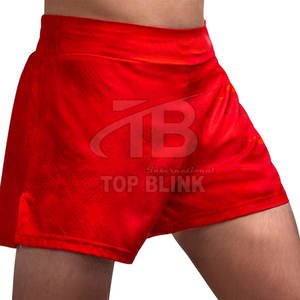 Shorts de Muay Thai Sportifs pour Hommes 2025 – Meilleures Ventes, Taille Mi-Haute Élastique, Séchage Rapide, Couleur Unie, Vêtements de Fitness en Gros - Product Image 6