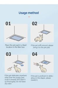 Tapis absorbants pour animaux de compagnie, couches super absorbantes pour chiens, tapis d'apprentissage jetables pour chiots, tapis pour chats et chiens, fournitures pour animaux de compagnie - Product Image 3