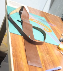 Cinturón de cintura de cuero auténtico de lujo puro para mujer Conjunto de combinación de dos piezas pull up Tipo de cuero - Product Image 3