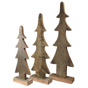 Encantador árbol de Navidad de madera de diferentes tamaños, decoración festiva para un hogar acogedor, decoración navideña perfecta con atractivo artesanal - Product Image 1