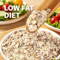 Avena Instantánea Orgánica de las Tierras Altas al por Mayor, Baja en Carbohidratos, 13% de Grasa, Caja de 230g, Desayuno Saludable y Fresco para Adultos, Preparación Rápida