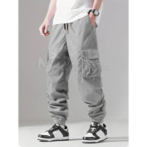Pantalones de hombre de estilo callejero con estampados artísticos y ajuste holgado para Trend Wear Street Fashion Men Pantalones - Product Image 3