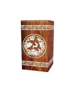 Modern Wooden Cremation <b>Urns</b> for Adult Funeral and Burial Use Handmade with Custom Logo at Low Price - Product Image 3