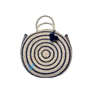 Sac à main en jacinthe d'eau tissée à la main de taille personnalisée sac fourre-tout naturel écologique pour les femmes mode décontractée de tous les jours - Product Image 5