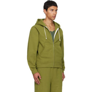 Survêtement zippé de qualité supérieure 2025 pour hommes avec poches kangourou, logo personnalisé, style hip-hop, pour la saison automne/hiver - Product Image 4