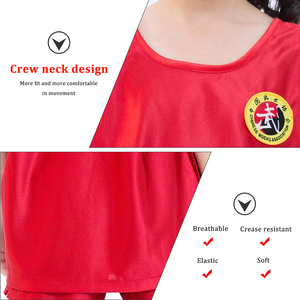 Pantalones cortos de uniforme de boxeo Sanda para adultos, 100% poliéster, transpirables, de secado rápido, personalizables, competición de entrenamiento de artes marciales - Product Image 4