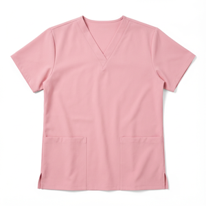 Uniforme Médico Clásico, Uniforme de Enfermera al por Mayor, Cuello en V y Manga Corta, Conjunto de Uniforme de Enfermería para Mujer - Product Image 1