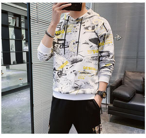 Derniers vêtements de sport automne-hiver pour hommes Sweat à capuche et pantalon de survêtement écologiques Ensemble 2 pièces pulls Mode pour hommes - Product Image 4