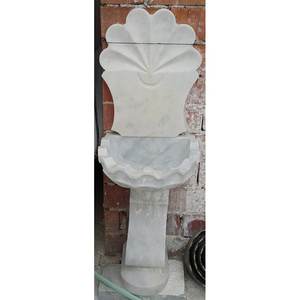 HAMAM KURNASA Sculpture ottomane Kurna en marbre et fontaine en marbre - Product Image 2