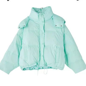 Vêtements pour femmes de haute qualité Shell Puffer Veste rembourrée Conception de bonne qualité Respirant Solide Couleur Vestes d'hiver Puffer - Product Image 4