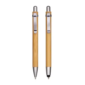 Set di Penne Touch Screen in Bambù Personalizzate, Gadget Promozionali - Product Image 4