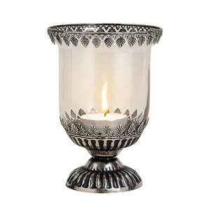 Bougeoir en métal T Light avec ensemble de 2 tailles différentes pour décoration de Noël Bougeoir fait main - Product Image 6