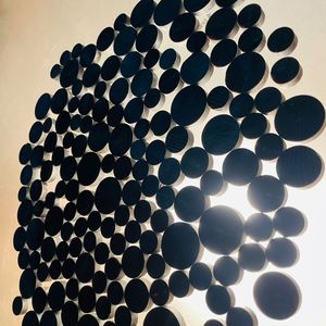 Corne de buffle naturelle noire boutons pression personnalisés forme ronde Style classique sans trou COURONNE ALIMENTS INDE - Product Image 2