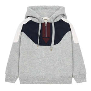 Sweat à capuche personnalisé brodé d'automne de haute qualité pour enfants avec logo/sans logo Option 100% coton prix d'usine - Product Image 2