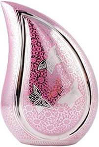 Urna en forma de lágrima grabada en metal fundido, urna en forma de lágrima grabada en metal para venta al por mayor, directa de fábrica, precios baratos, urnas en forma de lágrima de diseñador - Product Image 6