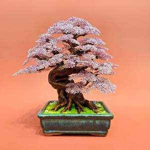 Bonsaï en cuivre rose fabriqué à la main prêt à expédier arbre artificiel pour la paix intérieure améliorant le <span class=keywords><strong>bien</strong></span>-<span class=keywords><strong>être</strong></span> et les rêves inspirants - Product Image 2