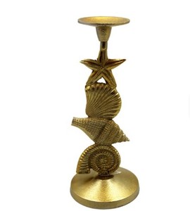 Bougeoir en aluminium couleur or au design moderne, support de pilier, imperméable, décoration de mariage pour la maison, table, vente en gros, en vrac - Product Image 5