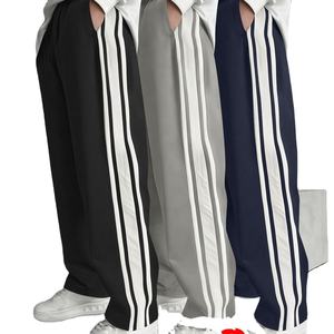 Pantalons longs décontractés pour hommes Séchage rapide Jambes droites Décontractés Entraînement Coureurs Vêtements de sport Taille élastique Bas actifs Quotidien OEM - Product Image 1