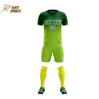 Ensemble de maillots de football personnalisés sublimés pour hommes, col en V, polyester, adulte, toutes saisons, maillot de football 100% polyester, respirant, léger