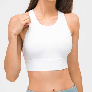 สปอร์ตบราเนื้อนุ่มระบายอากาศได้ดีสำหรับผู้หญิงชุดออกกำลังกายเล่นโยคะฟิตเนส - Product Image 3