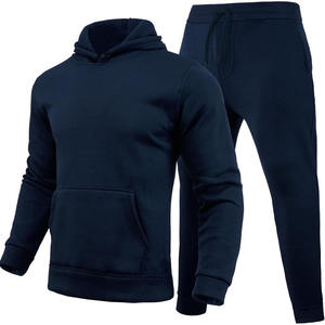 Conjunto Deportivo para Hombre, Estilo Chándal, Otoño e Invierno, Felpa, Ropa Deportiva Informal para Hombre, Sudadera con Capucha, Pantalones de Trabajo con Múltiples Bolsillos - Product Image 2