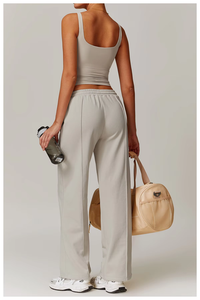 2024 nuevos conjuntos de Yoga de secado rápido logotipo personalizado ropa deportiva ajustada traje de 4 piezas ropa de entrenamiento gimnasio Fitness conjuntos Yoga conjunto - Product Image 6