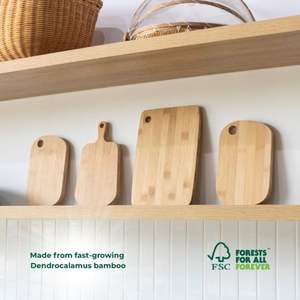 Forme ovale en bois de bambou écologique de planche à découper pour l'usage de cuisine - Product Image 5