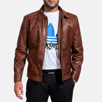 Erkek özel siyah deri ceket postu malzeme ile Slim Fit ve Biker meraklıları için şık tasarım deri ceket erkekler
