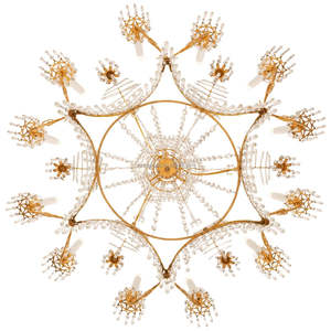 Lustre en verre taillé cristal élégant de haute qualité avec finition Ormolu, grand modèle, pour l'éclairage et la décoration intérieure de <span class=keywords><strong>maison</strong></span> et de salle de lecture - Product Image 5