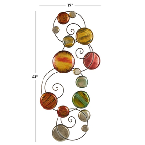 Décoration murale ronde décoration intérieure extérieure tenture hôtel restaurant maison salon chambre arts décoratifs fabriqués en Inde - Product Image 4