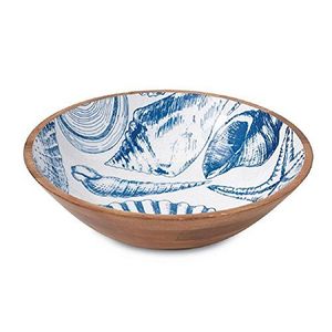 Ensaladera de madera de forma redonda, precios al por mayor terminados personalizados para servir, tazón, Venta caliente, tazón de sopa de madera, uso - Product Image 5