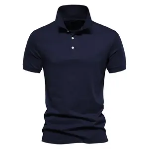 하이 퀄리티 혼합 크기 사용자 정의 인쇄 로고 폴로 유니폼 100% 면 스포츠 골프 남자의 폴로 셔츠