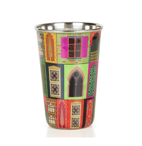 ถ้วยกาแฟไวน์ดีไซน์หรูหราแก้วค็อกเทลทำจากแก้วสแตนเลสงานหัตถกรรม - Product Image 2