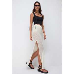 Jupe longue en maille - Product Image 1