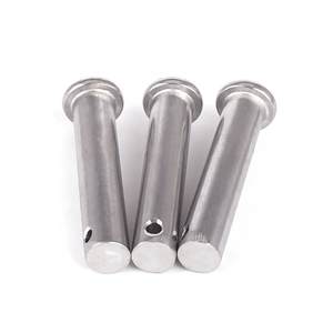 ราคาขายส่ง หมุดสแตนเลสหัวแบนแบบมีรู A2 A4 พร้อมคลิปหนีบ - Product Image 1