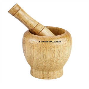 Pilon de mortier poli brillant décoratif de conception de fleur en laiton de conception de relief pour la cuisine et les épices - Product Image 5