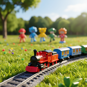 Tren de juguete de locomotora de CC con mecanismo de retroceso, 15 cm, surtido, 1 pieza - Product Image 3