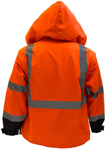 Veste de travail de sécurité pour hommes Veste réfléchissante haute visibilité de protection Construction extérieure Vestes uniformes industrielles durables - Product Image 2