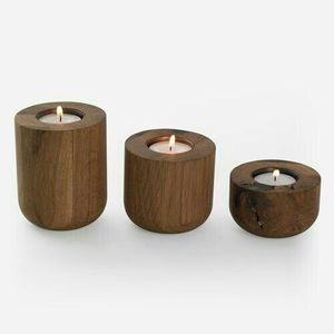 wooden <b>Candle</b> Holders <b>Candle</b> Jars - Product Image 5