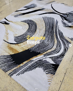 Machine Made Woven Modern Polypropylene <b>Turkish</b> <b>Carpet</b> Rugs High Quality Jute Backing Stain Resistant High Pile Abstract Home - Product Image 5